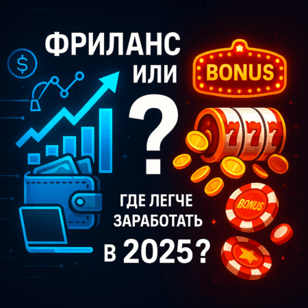 💼 Фриланс или казино: что проще приносит доход в 2025 году?