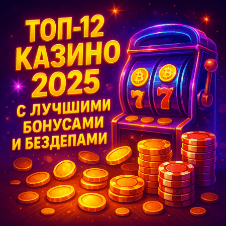 🏆 Топ-12 онлайн-казино 2025 с лучшими бонусами и бездепами
